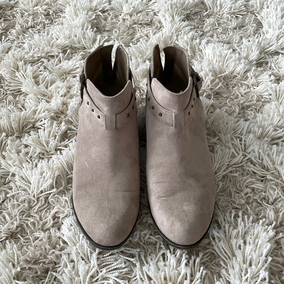 Abound grey studded faux suede booties - Picture 2 of 9